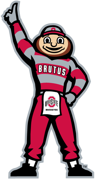 Ohio State Buckeyes 2003-Pres Mascot Logo v3 diy DTF decal sticker